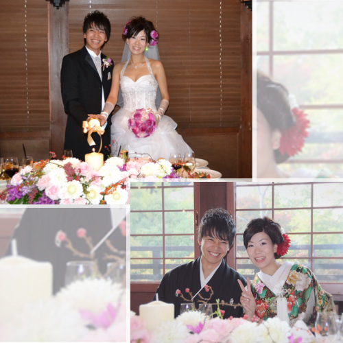 京都での結婚式 和装 プリンセスドレス