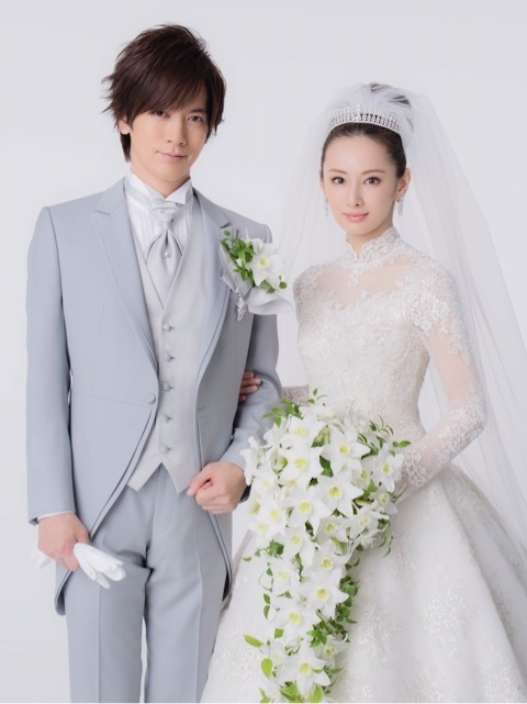 DAIGO 北川景子 結婚式 ウエディングドレス